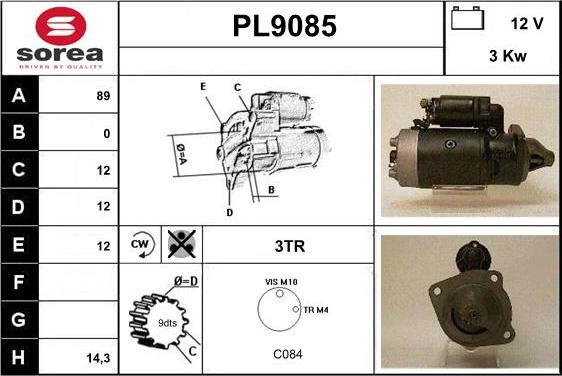 SNRA PL9085 - Starter www.molydon.hr