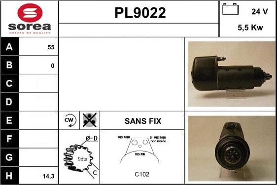 SNRA PL9022 - Starter www.molydon.hr