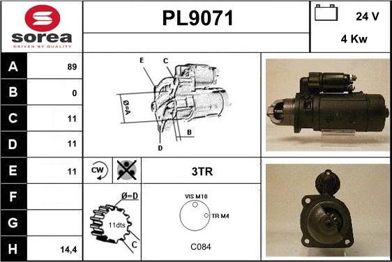 SNRA PL9071 - Starter www.molydon.hr