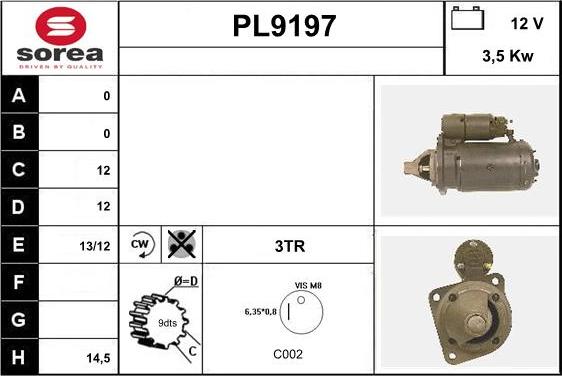 SNRA PL9197 - Starter www.molydon.hr