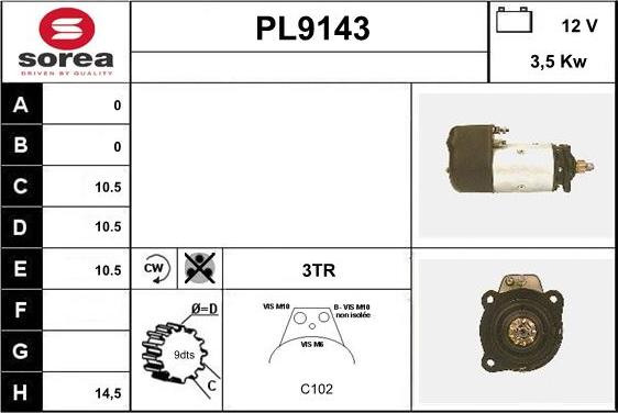 SNRA PL9143 - Starter www.molydon.hr