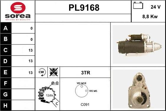 SNRA PL9168 - Starter www.molydon.hr