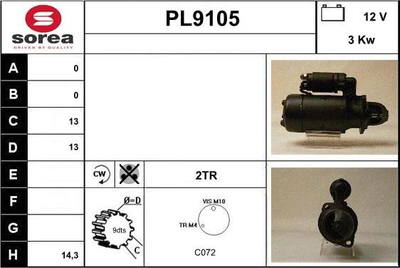 SNRA PL9105 - Starter www.molydon.hr