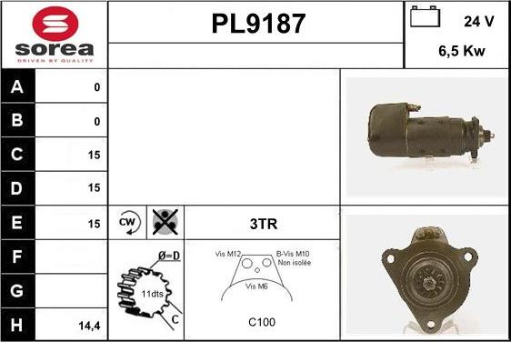 SNRA PL9187 - Starter www.molydon.hr