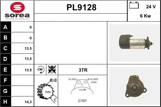 SNRA PL9128 - Starter www.molydon.hr