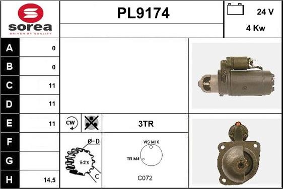 SNRA PL9174 - Starter www.molydon.hr