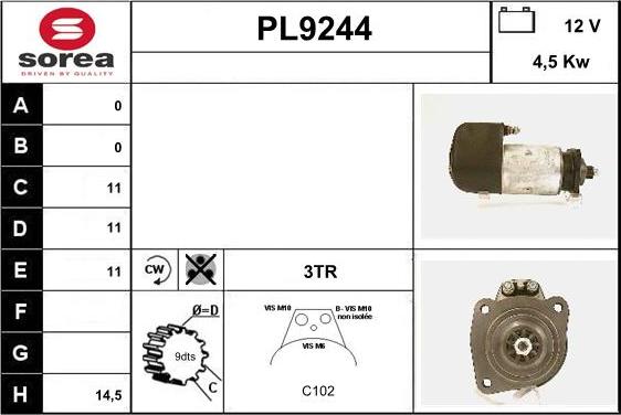 SNRA PL9244 - Starter www.molydon.hr