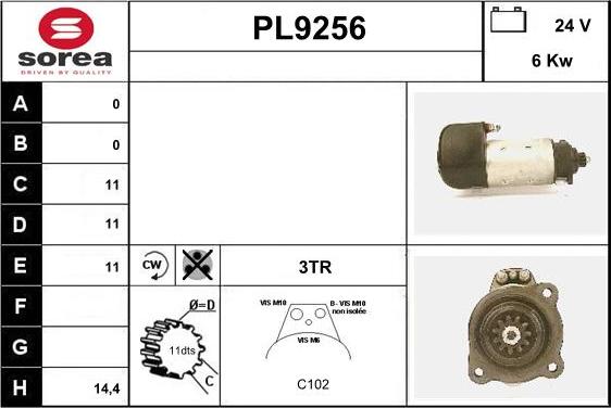 SNRA PL9256 - Starter www.molydon.hr