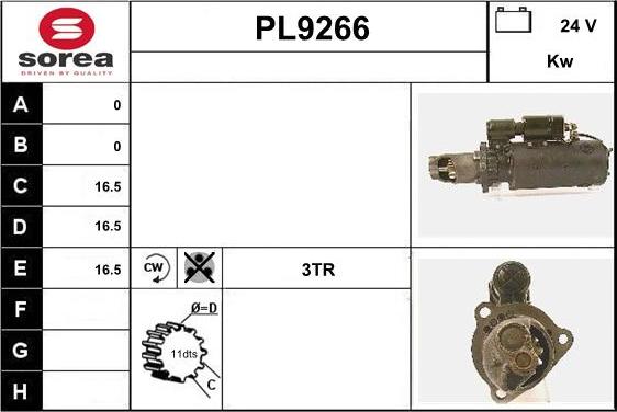 SNRA PL9266 - Starter www.molydon.hr