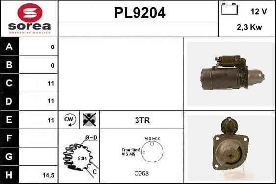 SNRA PL9204 - Starter www.molydon.hr