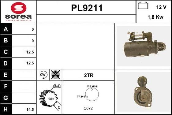 SNRA PL9211 - Starter www.molydon.hr