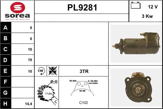 SNRA PL9281 - Starter www.molydon.hr