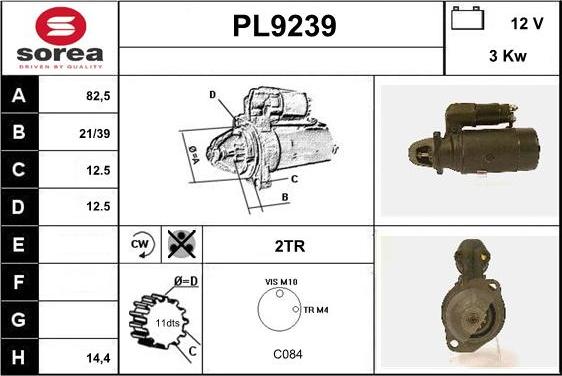 SNRA PL9239 - Starter www.molydon.hr