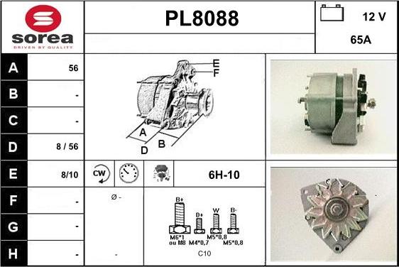 SNRA PL8088 - Alternator www.molydon.hr