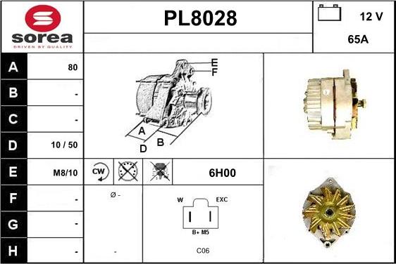 SNRA PL8028 - Alternator www.molydon.hr