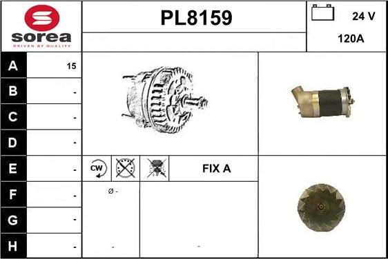 SNRA PL8159 - Alternator www.molydon.hr