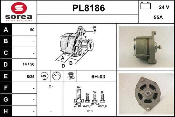 SNRA PL8186 - Alternator www.molydon.hr