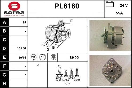 SNRA PL8180 - Alternator www.molydon.hr