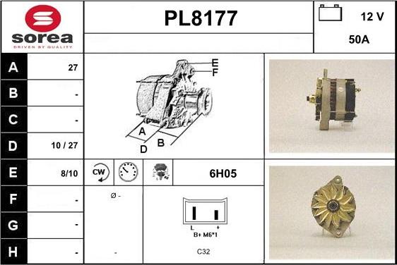 SNRA PL8177 - Alternator www.molydon.hr