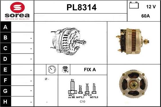 SNRA PL8314 - Alternator www.molydon.hr