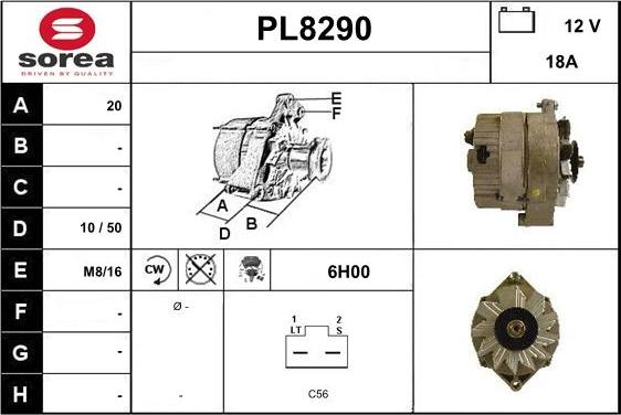 SNRA PL8290 - Alternator www.molydon.hr