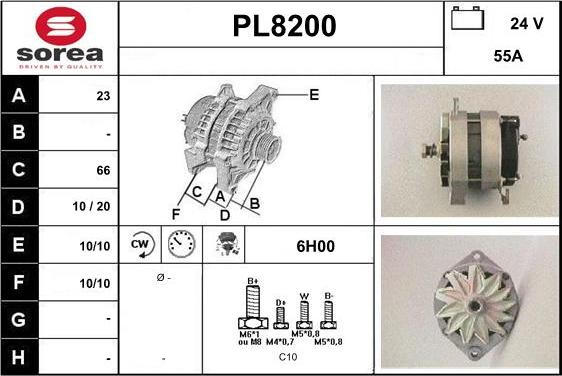 SNRA PL8200 - Alternator www.molydon.hr