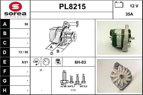 SNRA PL8215 - Alternator www.molydon.hr