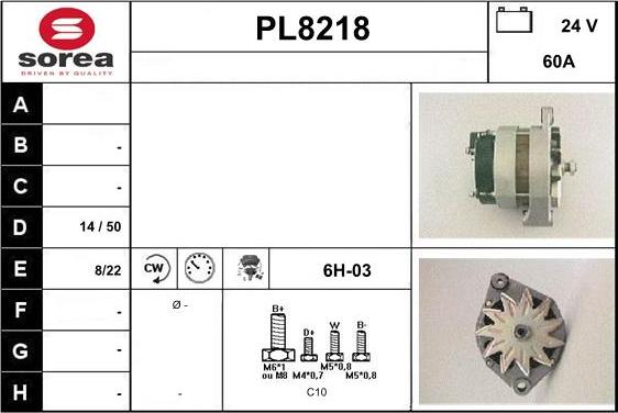 SNRA PL8218 - Alternator www.molydon.hr