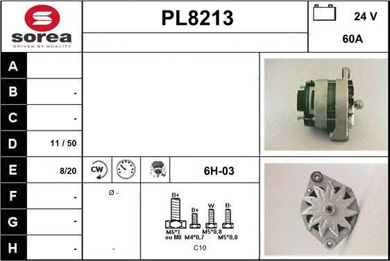 SNRA PL8213 - Alternator www.molydon.hr