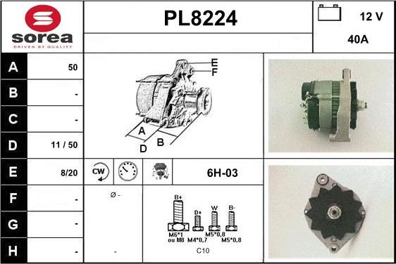 SNRA PL8224 - Alternator www.molydon.hr