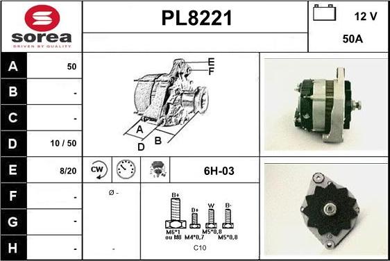 SNRA PL8221 - Alternator www.molydon.hr