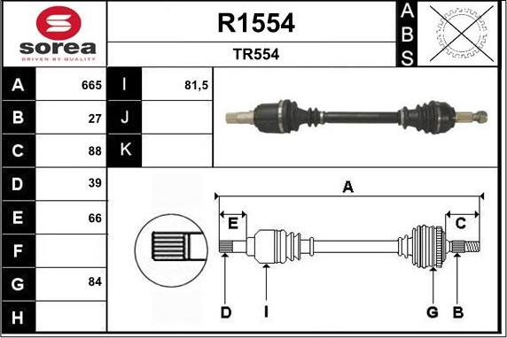 SNRA R1554 - Pogonska osovina www.molydon.hr