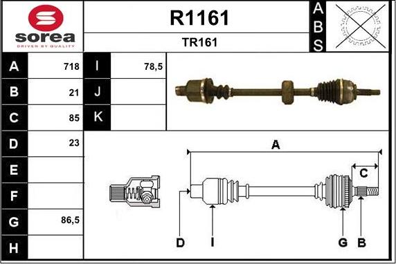 SNRA R1161 - Pogonska osovina www.molydon.hr