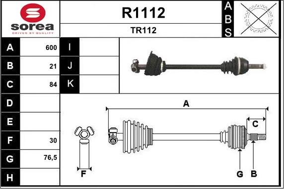 SNRA R1112 - Pogonska osovina www.molydon.hr