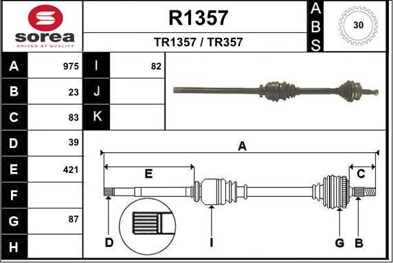 SNRA R1357 - Pogonska osovina www.molydon.hr