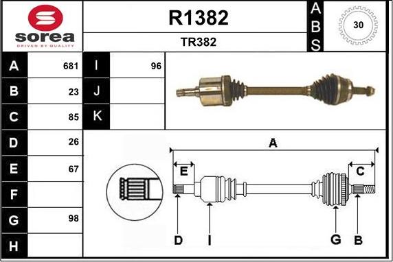 SNRA R1382 - Pogonska osovina www.molydon.hr