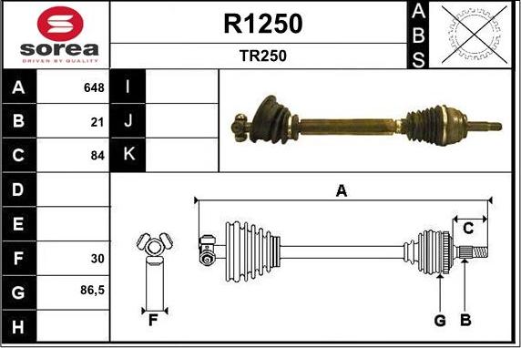 SNRA R1250 - Pogonska osovina www.molydon.hr