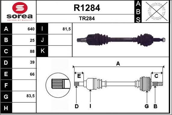 SNRA R1284 - Pogonska osovina www.molydon.hr