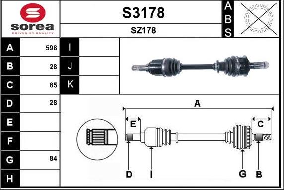 SNRA S3178 - Pogonska osovina www.molydon.hr