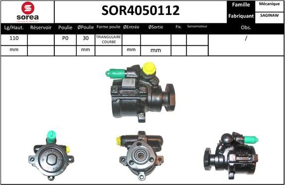 SNRA SOR4050112 - Hidraulična pumpa, upravljanje www.molydon.hr