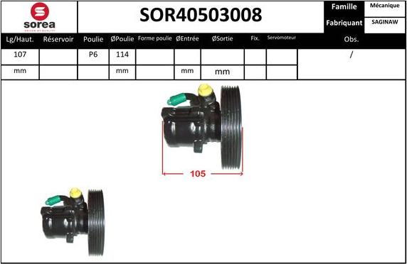 SNRA SOR40503008 - Hidraulična pumpa, upravljanje www.molydon.hr