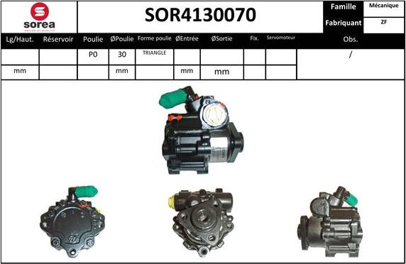 SNRA SOR4130070 - Hidraulična pumpa, upravljanje www.molydon.hr