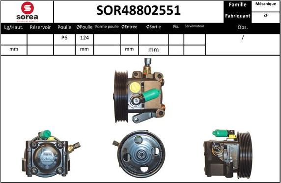 SNRA SOR48802551 - Hidraulična pumpa, upravljanje www.molydon.hr