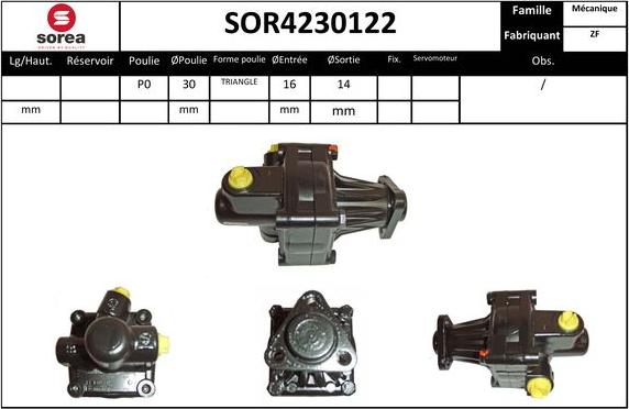 SNRA SOR4230122 - Hidraulična pumpa, upravljanje www.molydon.hr