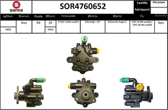 SNRA SOR4760652 - Hidraulična pumpa, upravljanje www.molydon.hr