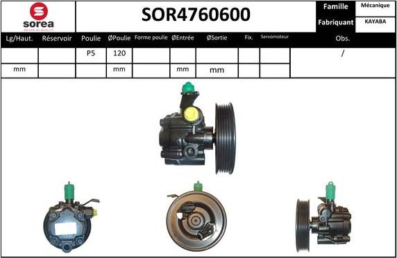 SNRA SOR4760600 - Hidraulična pumpa, upravljanje www.molydon.hr