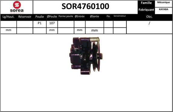 SNRA SOR4760100 - Hidraulična pumpa, upravljanje www.molydon.hr