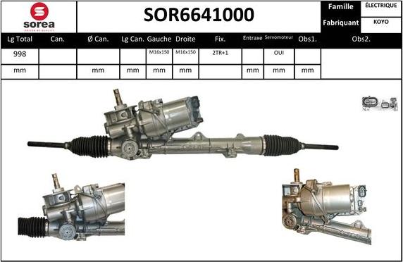 SNRA SOR6641000 - upravljački mehanizam www.molydon.hr