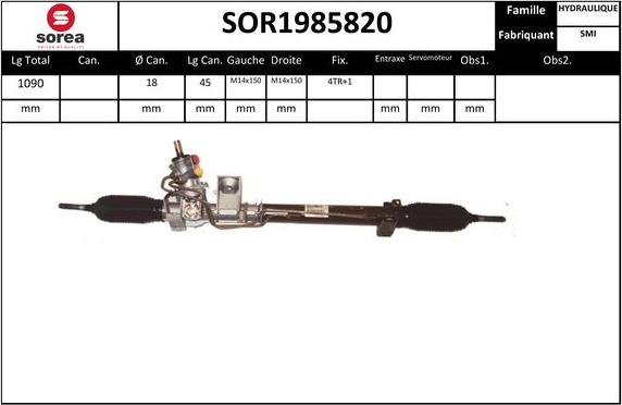 SNRA SOR1985820 - upravljački mehanizam www.molydon.hr