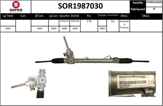 SNRA SOR1987030 - upravljački mehanizam www.molydon.hr